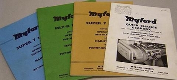 Myford Manuals