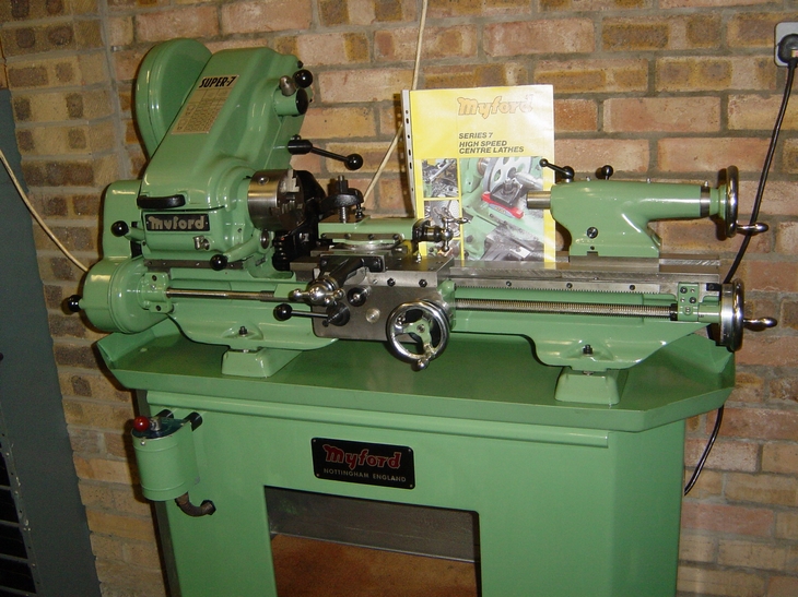 Myford Super 7 power cross-feed lathe (Myford Super 7 Lathes)