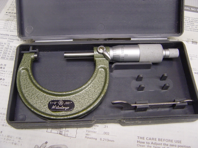 Mitutoyo micrometer