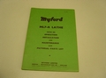 Myford ML-7R Lathe Manual [752A-1N]