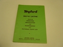 Myford ML-7R Lathe Manual [752A-1N]